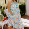Island Rhythm Tiered Midi Dress Curves Image 1