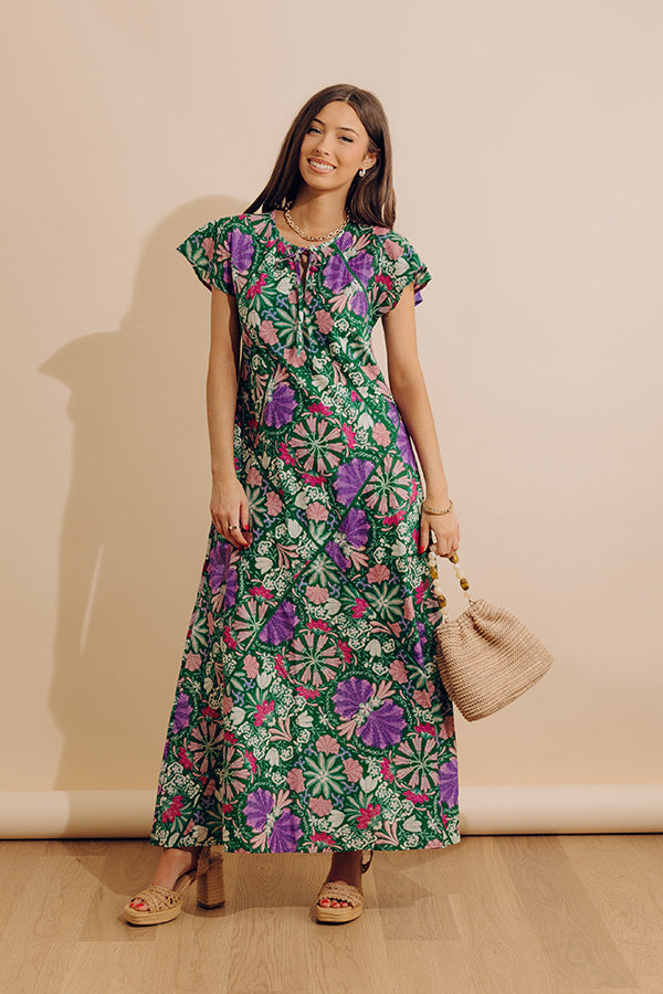 Lush Escape Floral Maxi Dress Image - 2