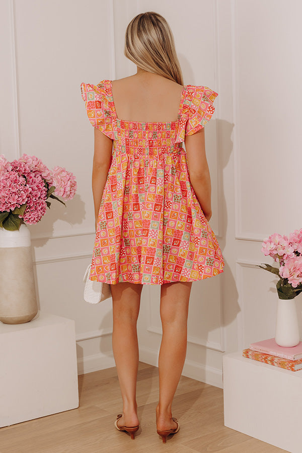 Pink Lemonade Babydoll Mini Dress M / Pink Pink Lemonade Babydoll Mini Dress M / Pink