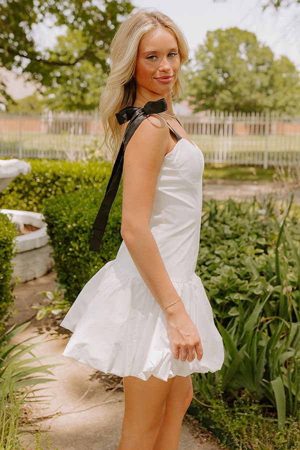 short flirty dress Ava Presley 29801 Short Dress with Puffed Sleeves