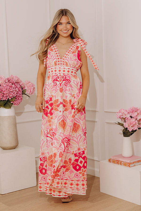Veranda Charm Floral Maxi Dress Image - 2
