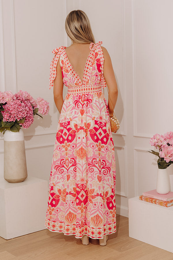 Veranda Charm Floral Maxi Dress Image - 4