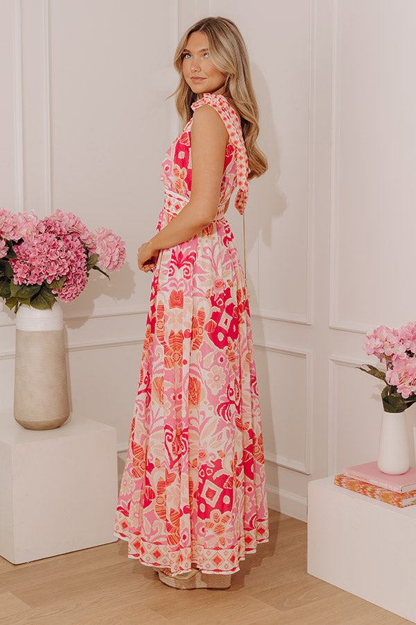 Veranda Charm Floral Maxi Dress Image - 3