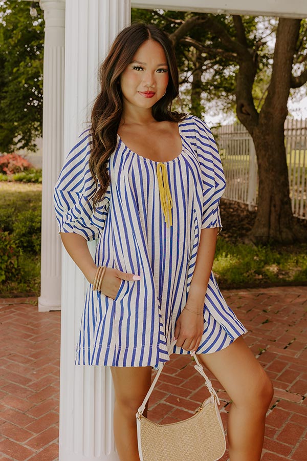 Seaside Market Stripe Romper Image 3