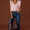 RISEN Monica High Waist Wide Leg Ankle Jean Image - 1