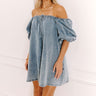 Easy Does It Denim Romper Image 1