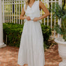 Coastal Chic High Waist Linen-Blend Stripe Maxi Skirt Image 1
