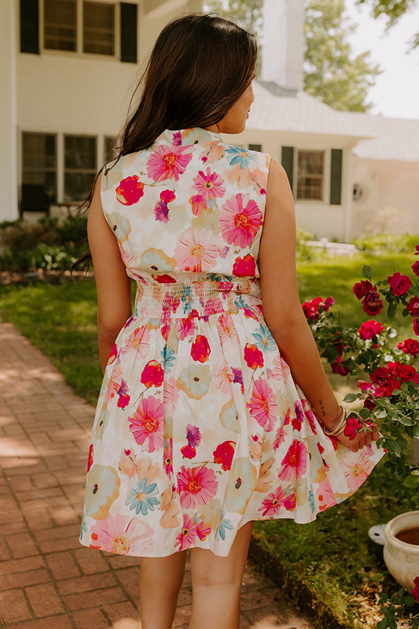 Sunkissed Reverie Floral Mini Dress Image 4