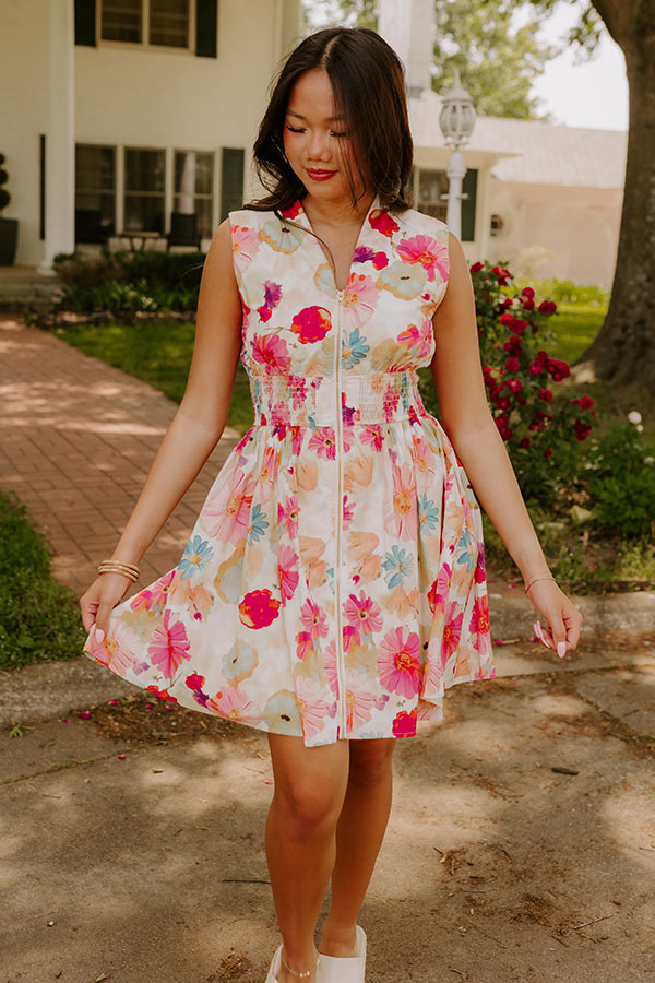 Sunkissed Reverie Floral Mini Dress Image 5