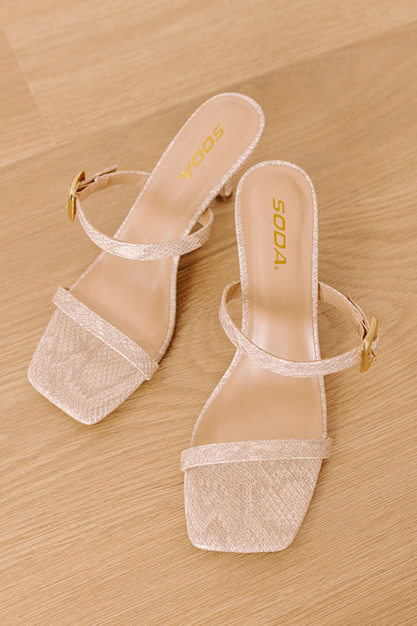 The Crissy Faux Leather Heel Image 1