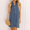 Modern Muse Denim Mini Dress Image 1