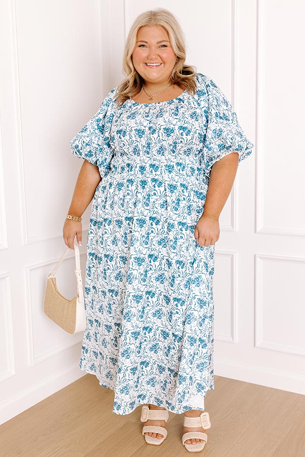 flattering maxi dress for curves Vintage Garden Floral Size:(UK 10) (US 6) (EU 38) (S) Lace Wedding Dress With Sleeves flowing A Jeans outfit with black
