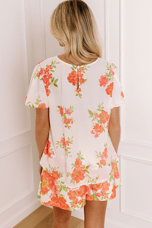 Garden Bliss Floral Shift Top Image 4