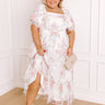 Soft Sonata Floral Mesh Midi Dress Curves Image 1