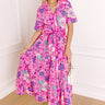 Full Bloom Button Down Midi Dress Image 1