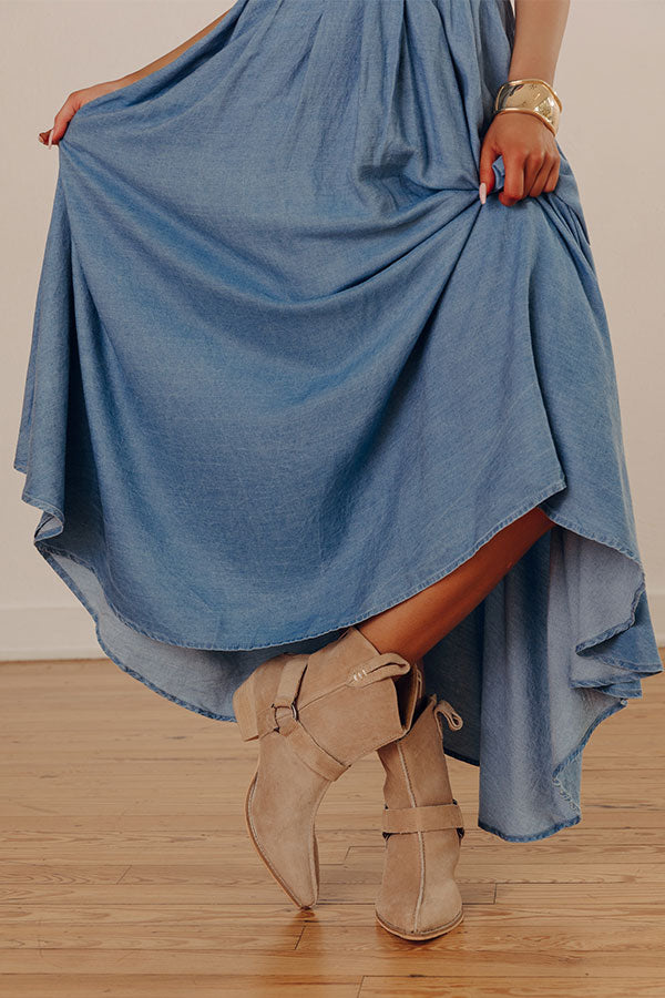 Tombstone Suede Cowboy Boot Image - 1