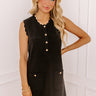 Sweet Darling Knit Mini Dress in Black Image 1
