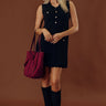 Sweet Darling Knit Mini Dress in Black Image - 1