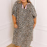 Dreams In The Wild Caftan Midi Dress Curves Image 1
