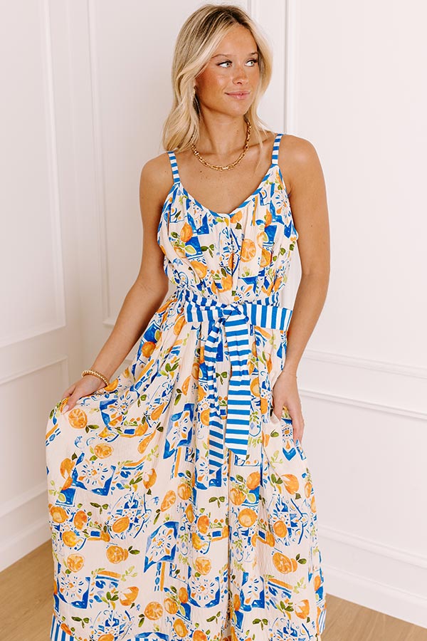 Valencia Vibes Midi Dress Image 3