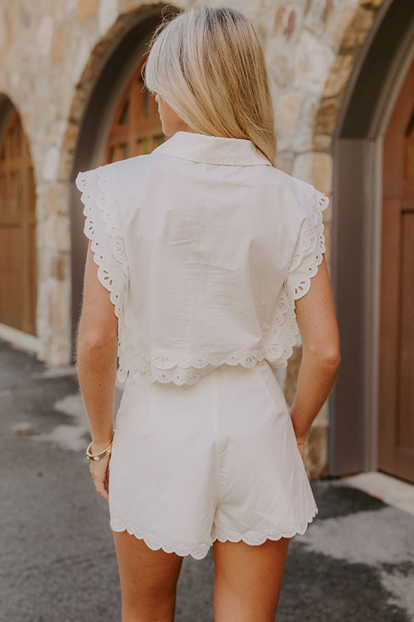 Sweet Lifestyle Embroidered Crop Top Image 5