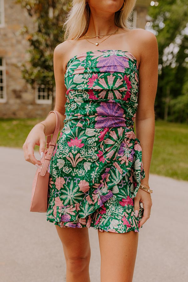Lush Escape Floral Romper Image 3