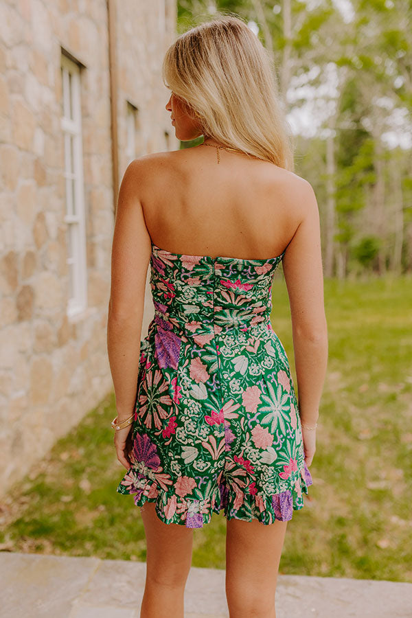 Lush Escape Floral Romper Image 4