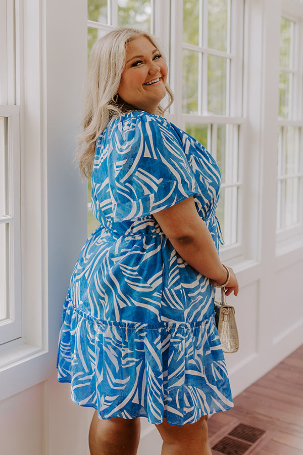 Vacay Charm Mini Dress Curves Image 3