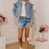HIDDEN JEAN Bailey High Waist Frayed Shorts Image - 1