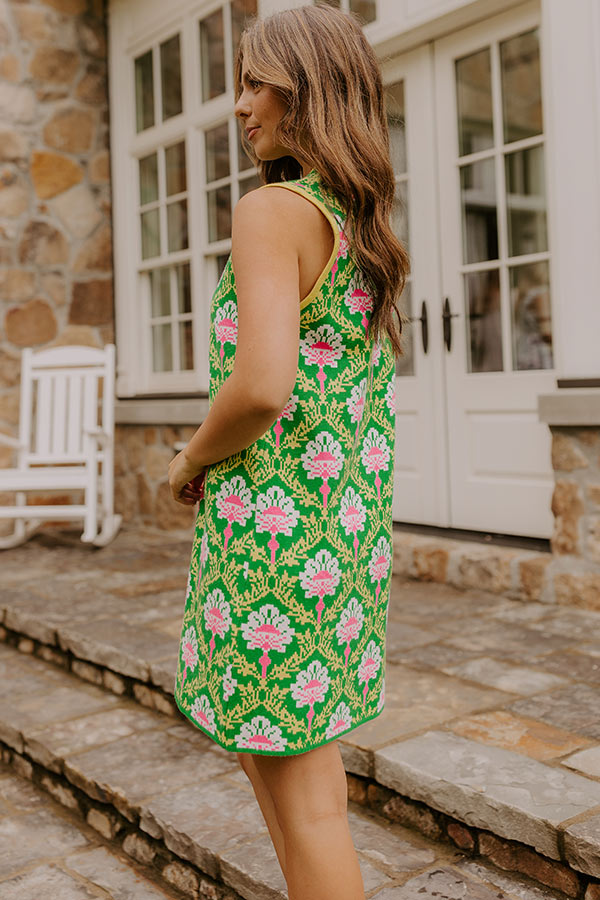 green knit mini dress Jessica Mini Dress in Knit Green , Halter Neck , Bodycon