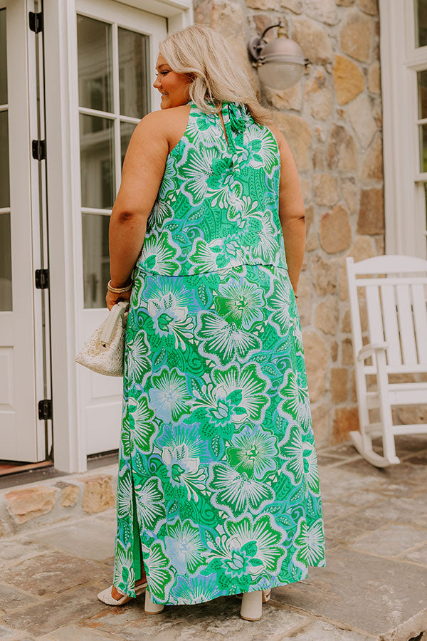 lagoon maxi dress Chelsea in Lagoon