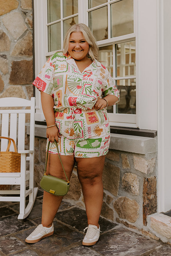 Ma Cherie High Waist Shorts Curves Image 1