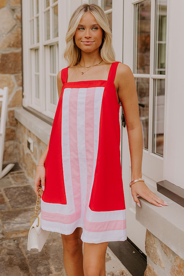 Picnic Chic Linen-Blend Mini Dress Image 3