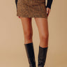 The Carlie High Waist Leopard Mini Skirt Image - 1