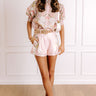 Garden Tea Party High Waist Shorts Image 1