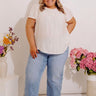 Easy Going Lace Top in Cream Curves Image - 1