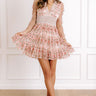 Garden Gathering Floral Embroidered Mini Dress  Image 1