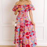 Fiesta Bloom Smocked Midi Dress Image 1