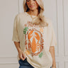 Homards Au Printemps Distressed Oversize Graphic Tee Image - 1