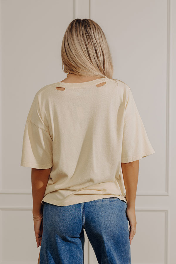 Homards Au Printemps Distressed Oversize Graphic Tee Image - 4