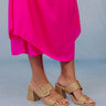 The Lucy Woven Heel in Gold Image - 1