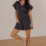 Effortless Moments High Waist Shorts in Charcoal Image - 1