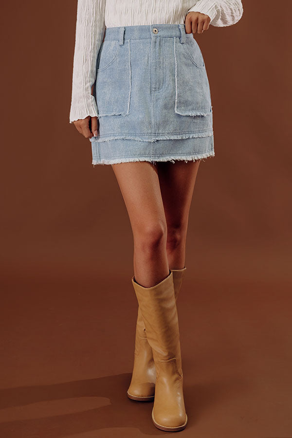 The Wrenly High Waist Mini Skirt Image - 2