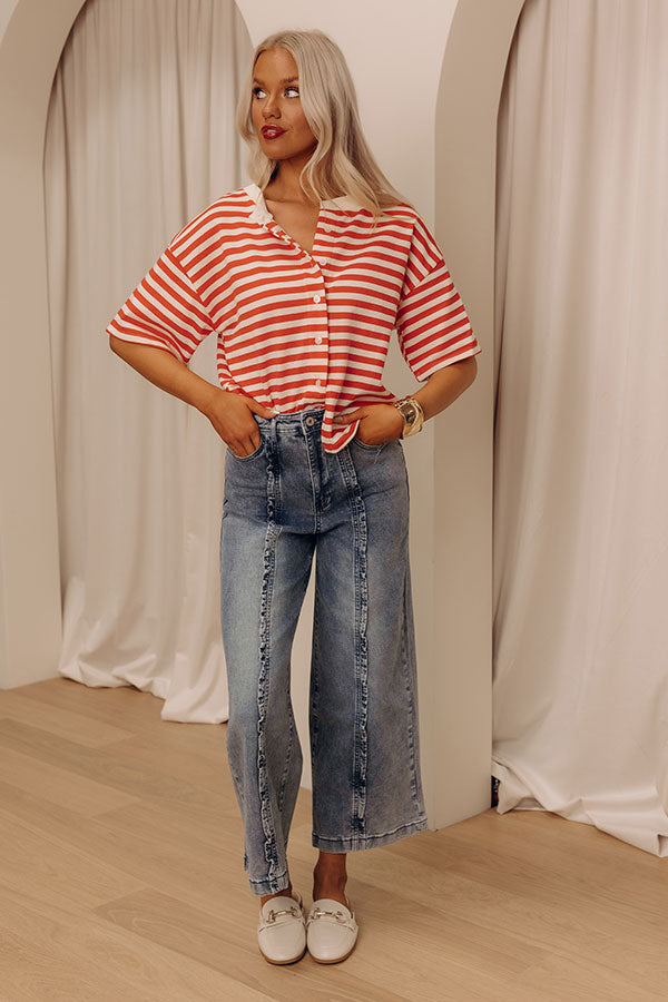 The Amelia High Waist Wide Leg Jeans Image - 2