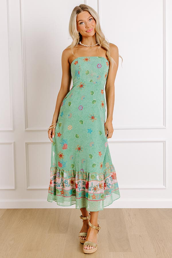 Seaside Breeze Midi Dress Image 1