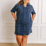 Darling Moment Denim Mini Dress Curves Image - 1
