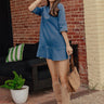 Simply Sweet Denim Mini Dress Image - 1