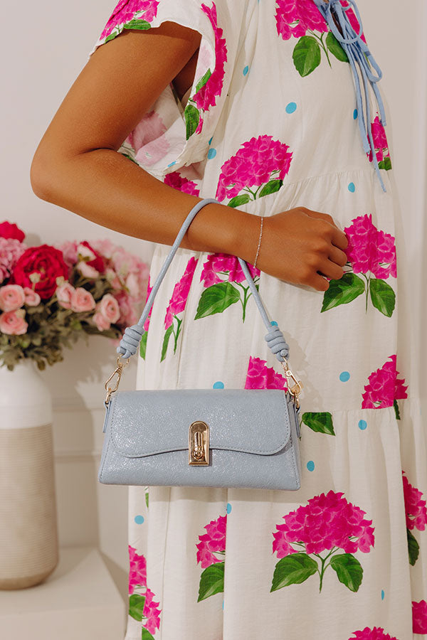 Sweet Energy Faux Leather Purse in Airy Blue Image - 1
