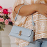 Sweet Energy Faux Leather Purse in Airy Blue Image - 1