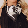 Feeling Posh Floral Satin Scarf Image - 1